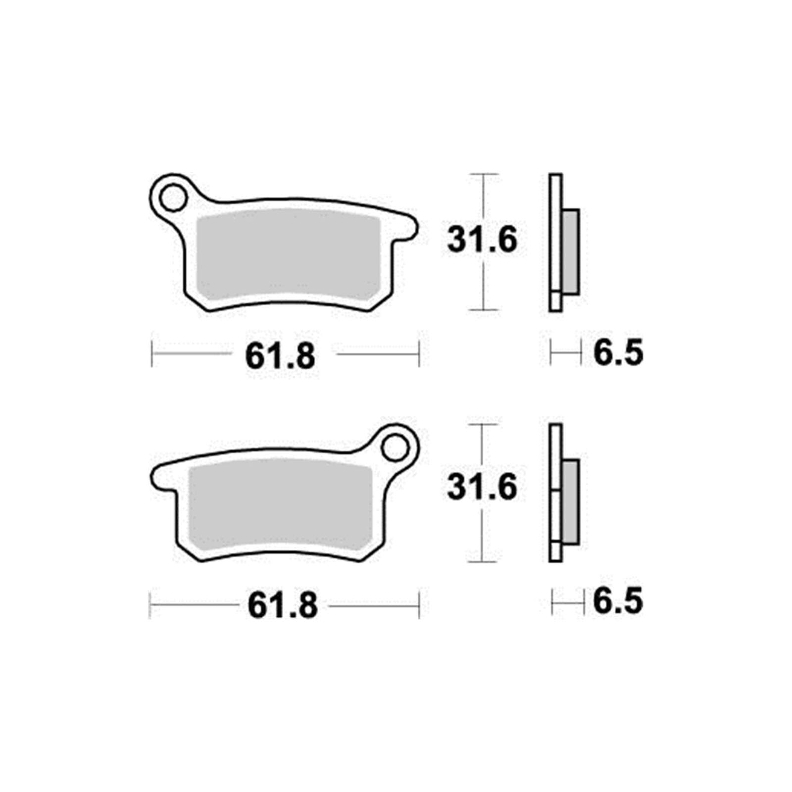 Moto-Master Bremsbeläge Nitro 094621