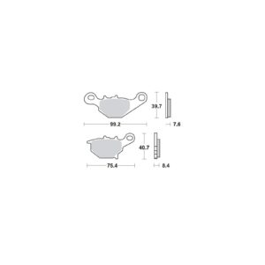 Moto-Master Bremsbeläge 094811 094811