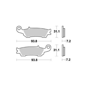Moto-Master Bremsbeläge Nitro 094921