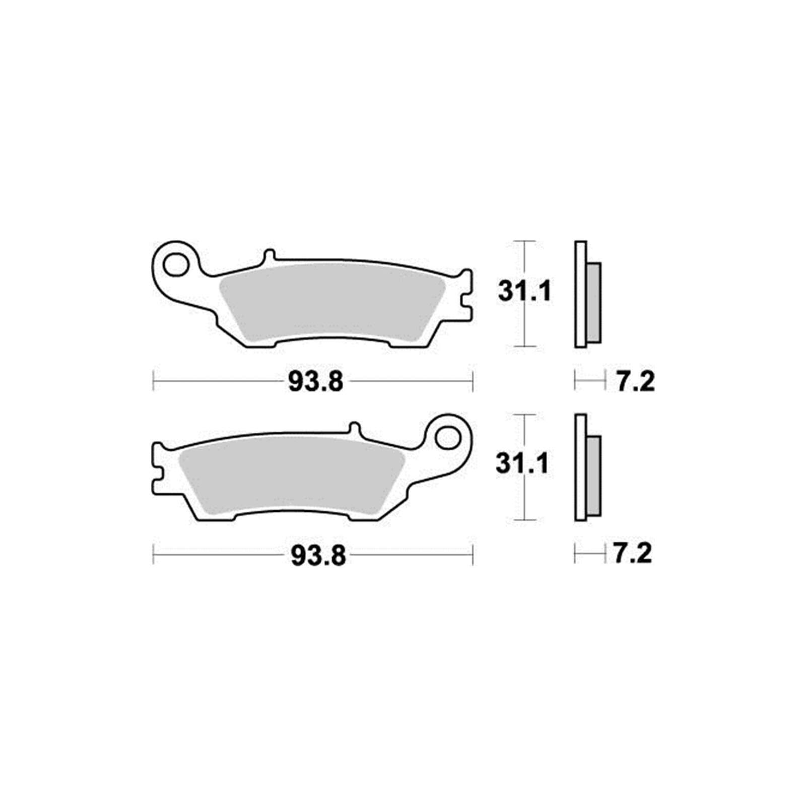 Moto-Master Bremsbeläge Nitro 094921