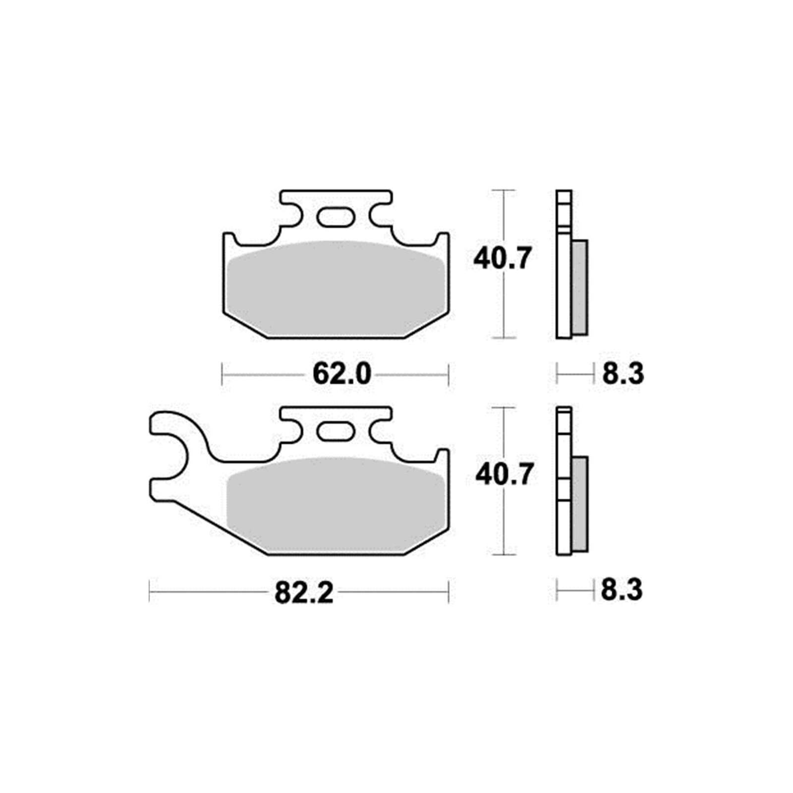 Moto-Master Bremsbeläge Nitro 096321