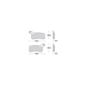 Moto-Master Bremsbeläge Ktm 096511