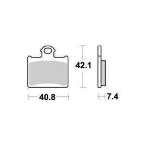 Moto-Master Bremsbeläge Nitro 096721