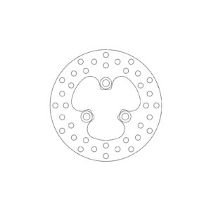 Moto-Master Bremsscheibe Flame Hinten 110151