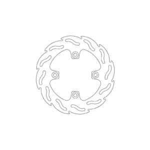 Moto-Master Bremsscheibe Flame Hinten 110282