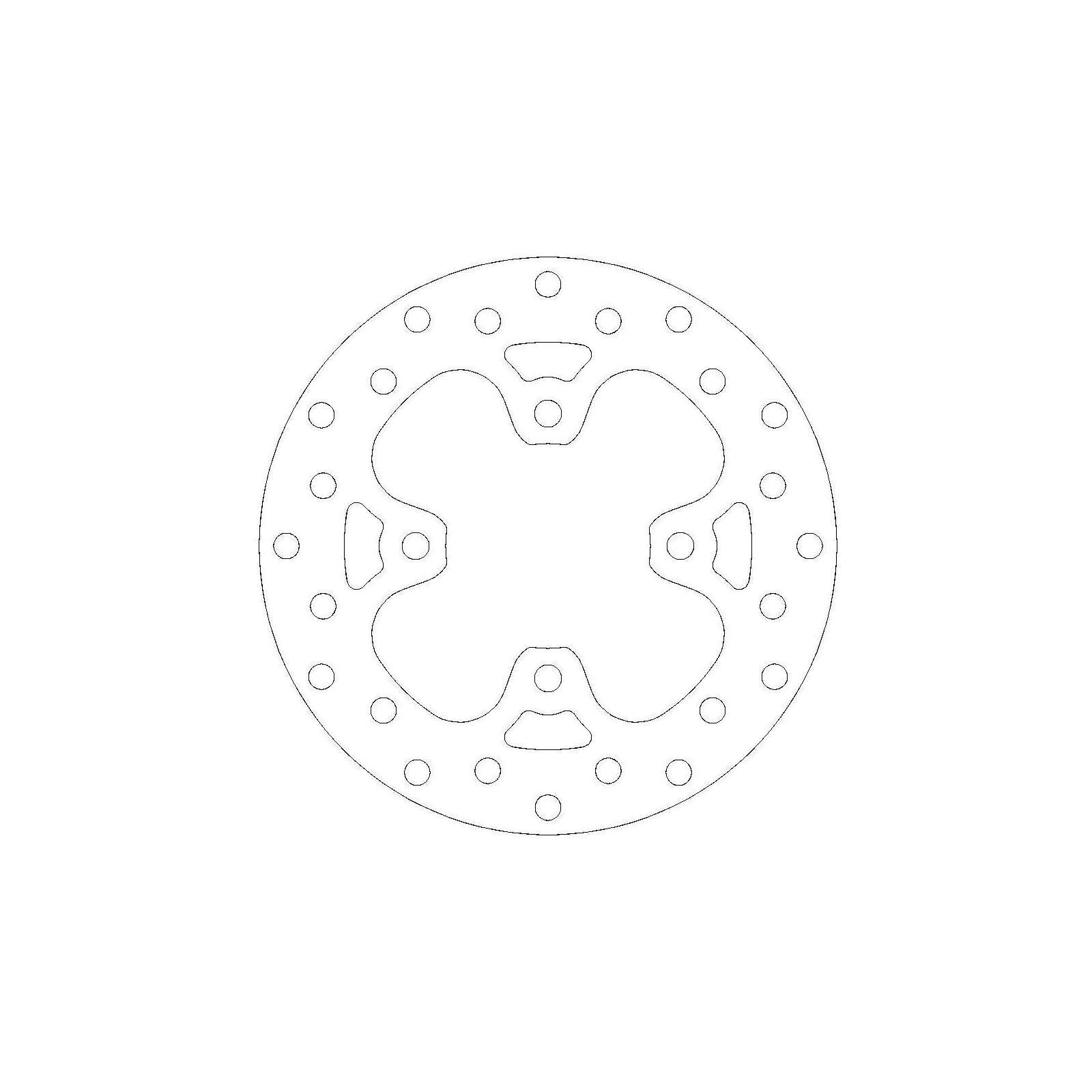 Moto-Master Bremsscheibe Vorne 110334