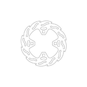 Moto-Master Bremsscheibe Flame Hinten 110335