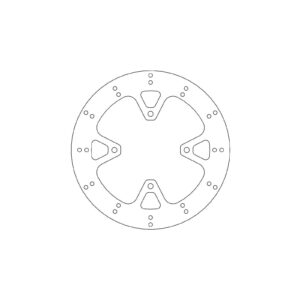 Moto-Master Bremsscheibe Flame Hinten 110448