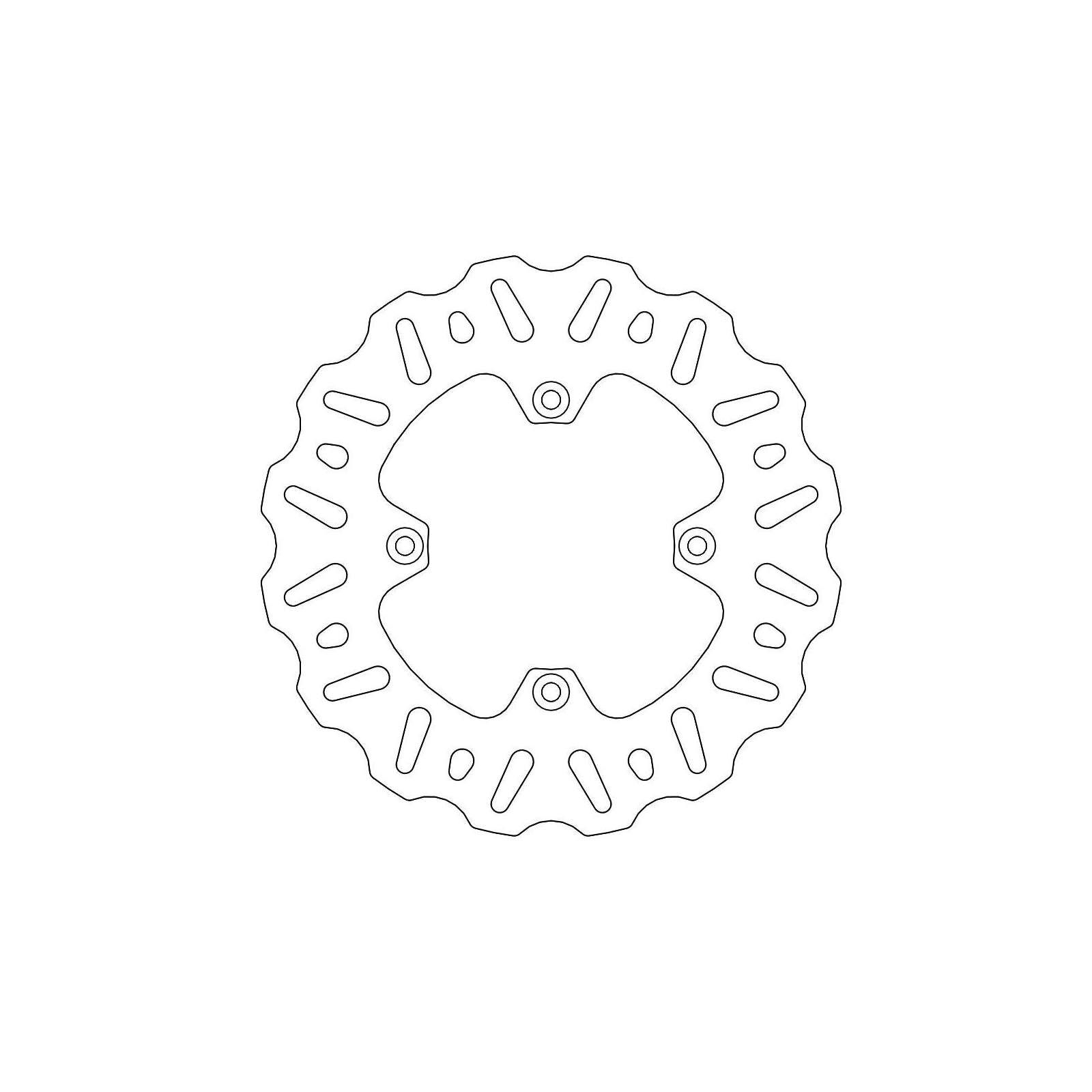 Moto-Master Bremsscheibe Fix Wave Nitr 110450