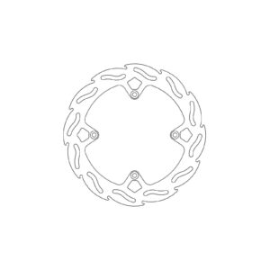 Moto-Master Bremsscheibe Fix Flame 4.4 110516