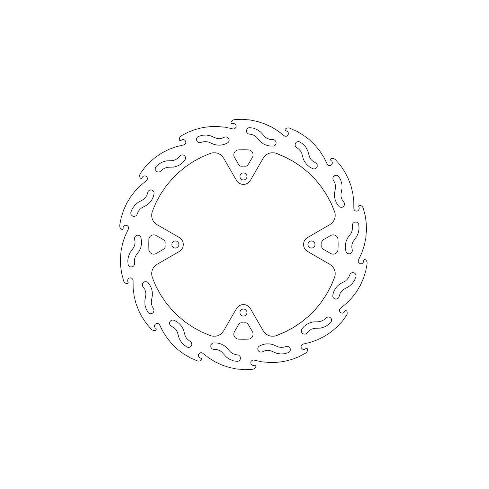 Moto-Master Bremsscheibe Flame 110646