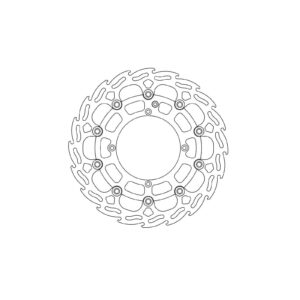 Moto-Master Bremsscheibe Float Flame L 112143