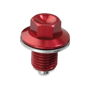 Moose Racing Drain Plug Magnetic Red DP109