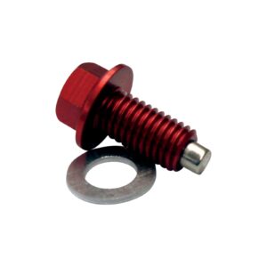 Moose Racing Drain Plug Magnetic Red DP120