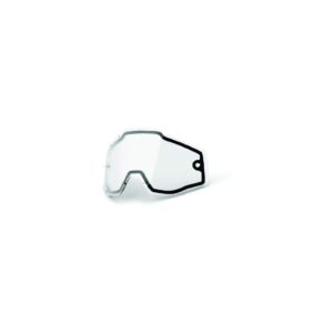 100% Ersatzglas Racecraft & Mx Brille Accuri Doppelglas Klar