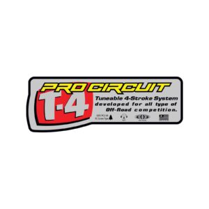 Pro Circuit Auspuff Aufkleber T-4 Slip On 08 DCT4S