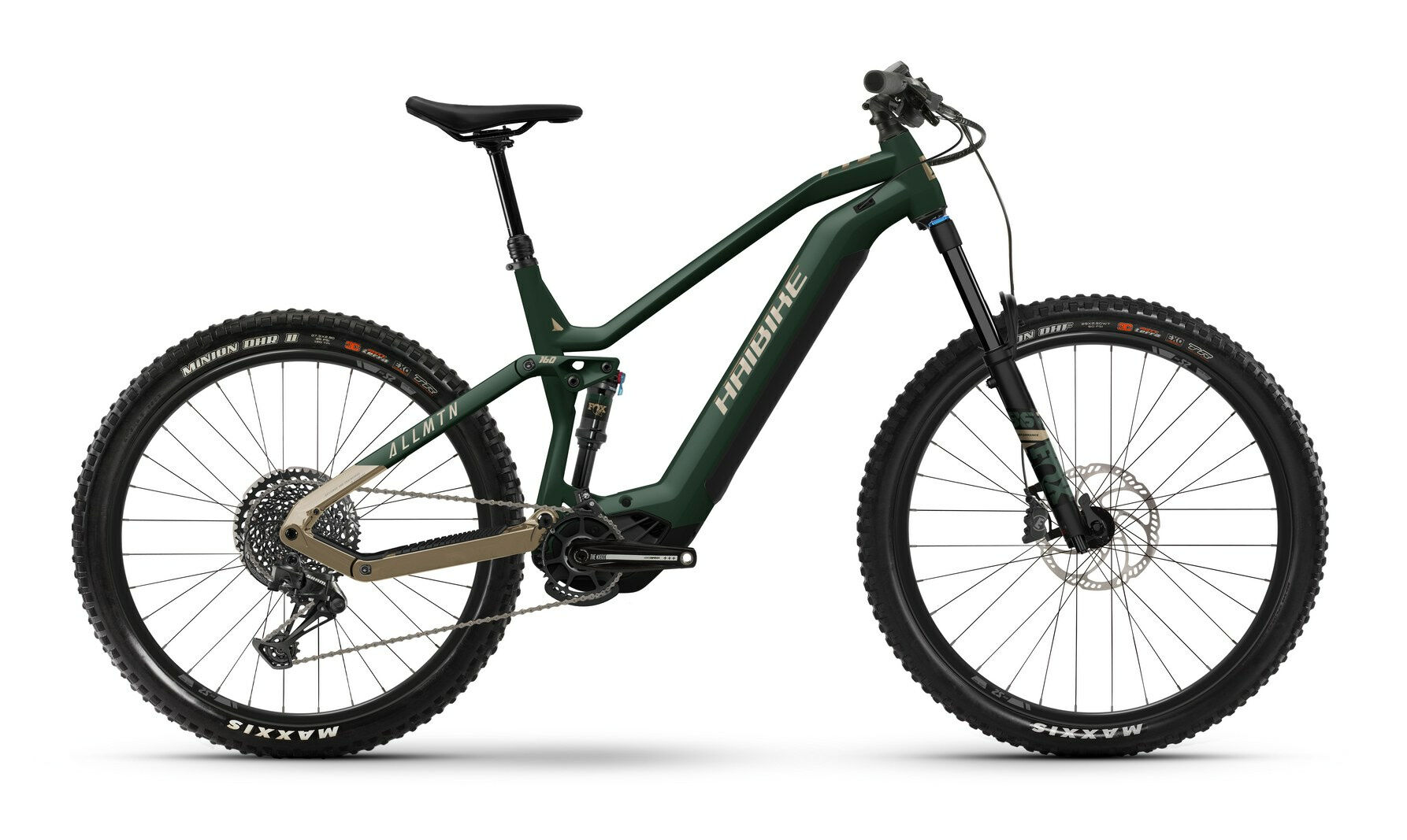 Haibike AllMtn 7 matte-gloss green/caramel/black 2022 29";/27,5"; 720 Wh Diamant
