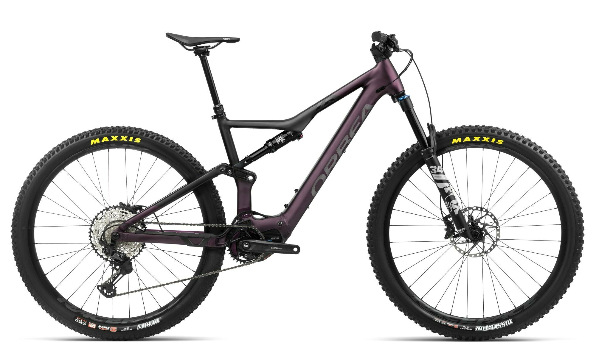 Orbea Rise H20 Metallic Mulberry-Black (Matt) 2024 29"; 540 Wh Diamant