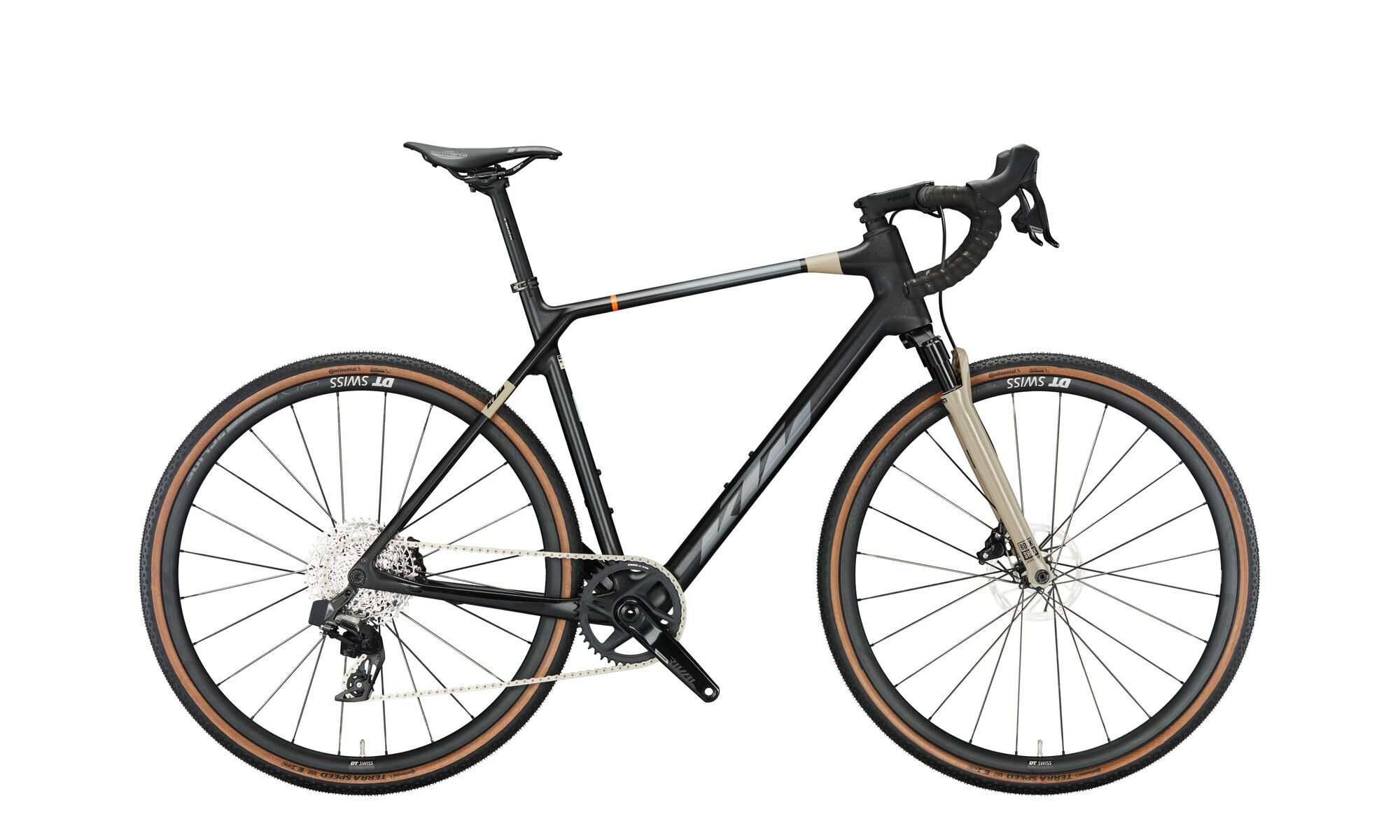 KTM X-STRADA PRIME galaxy dust matt (grey+kwiqsand+orange) 2023 28"; Diamant