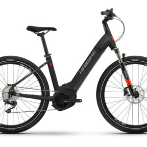 Haibike Trekking 6 Cross matte black/red reflex 2022 27,5"; 630 Wh Wave