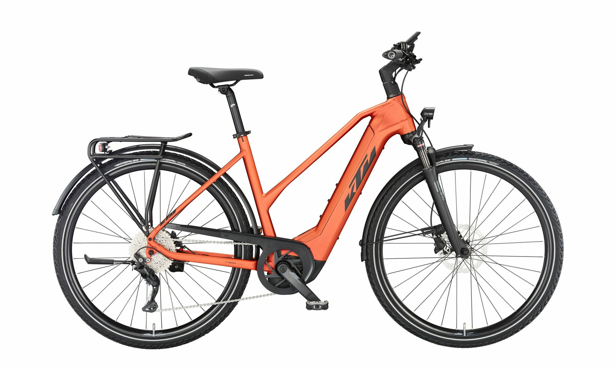 KTM MACINA SPORT 510 burnt orange matt (black+grey) 2023 28"; 500 Wh Trapez