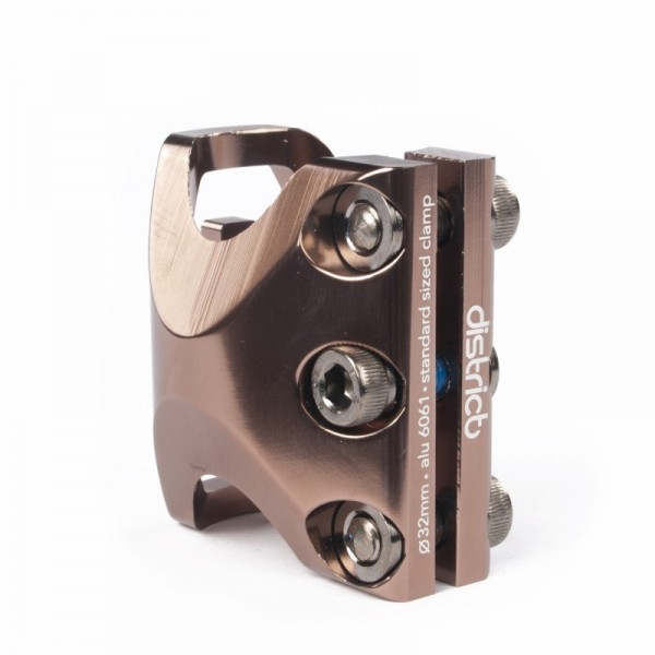 District Triple light clamp 34,9 mm (oversized) Cross hair