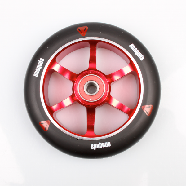 Anaquda Scooter Wheel Spoked 110mm Black/Red