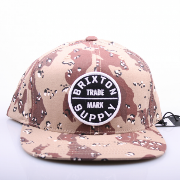 Brixton Oath 3 Snapback desert camo
