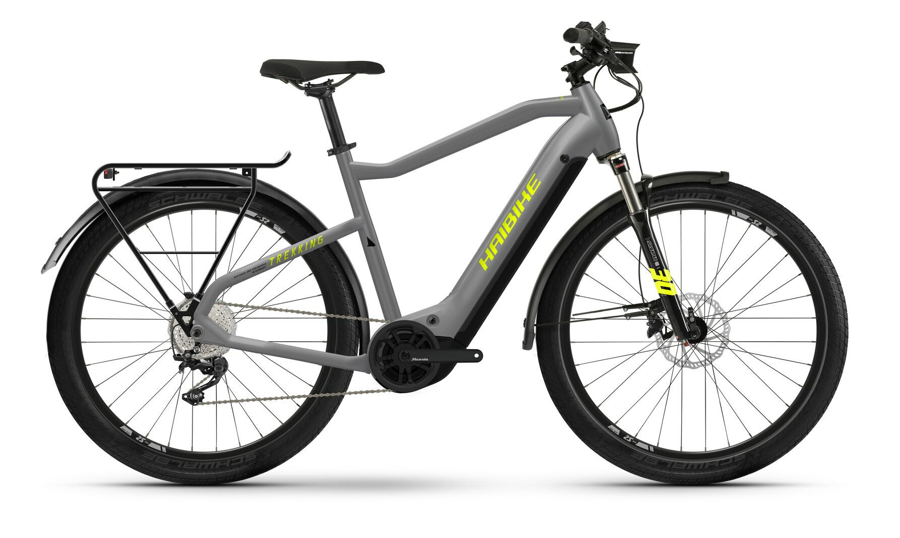 Haibike Trekking 6 gloss grey/neon yellow 2022 27,5"; 630 Wh Diamant