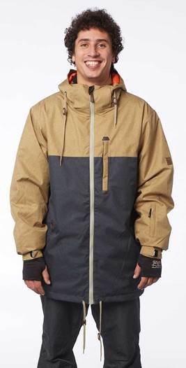 LIGHTBOARDSCORP MENS GRINGO JACKET Cumin - Anthra