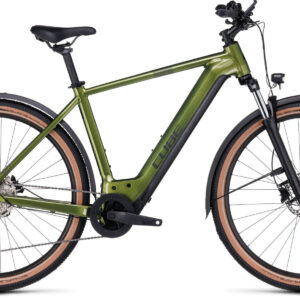 Cube Nuride Hybrid Pro 750 Allroad shinymossÂ´nÂ´black 2024 28"; 750 Wh Diamant