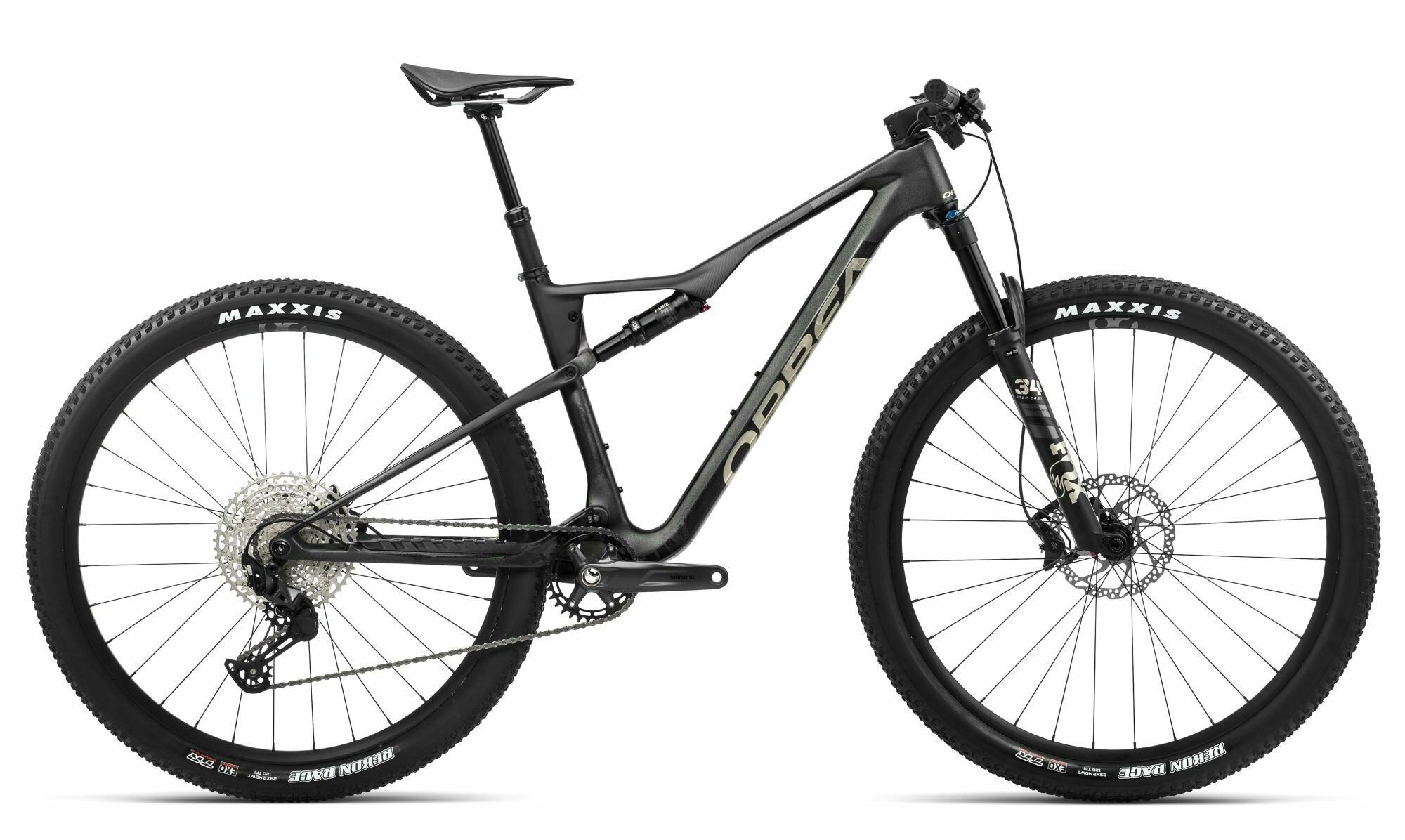 Orbea Oiz M30 Powder Black-Black (Matt) 2024 29"; Diamant