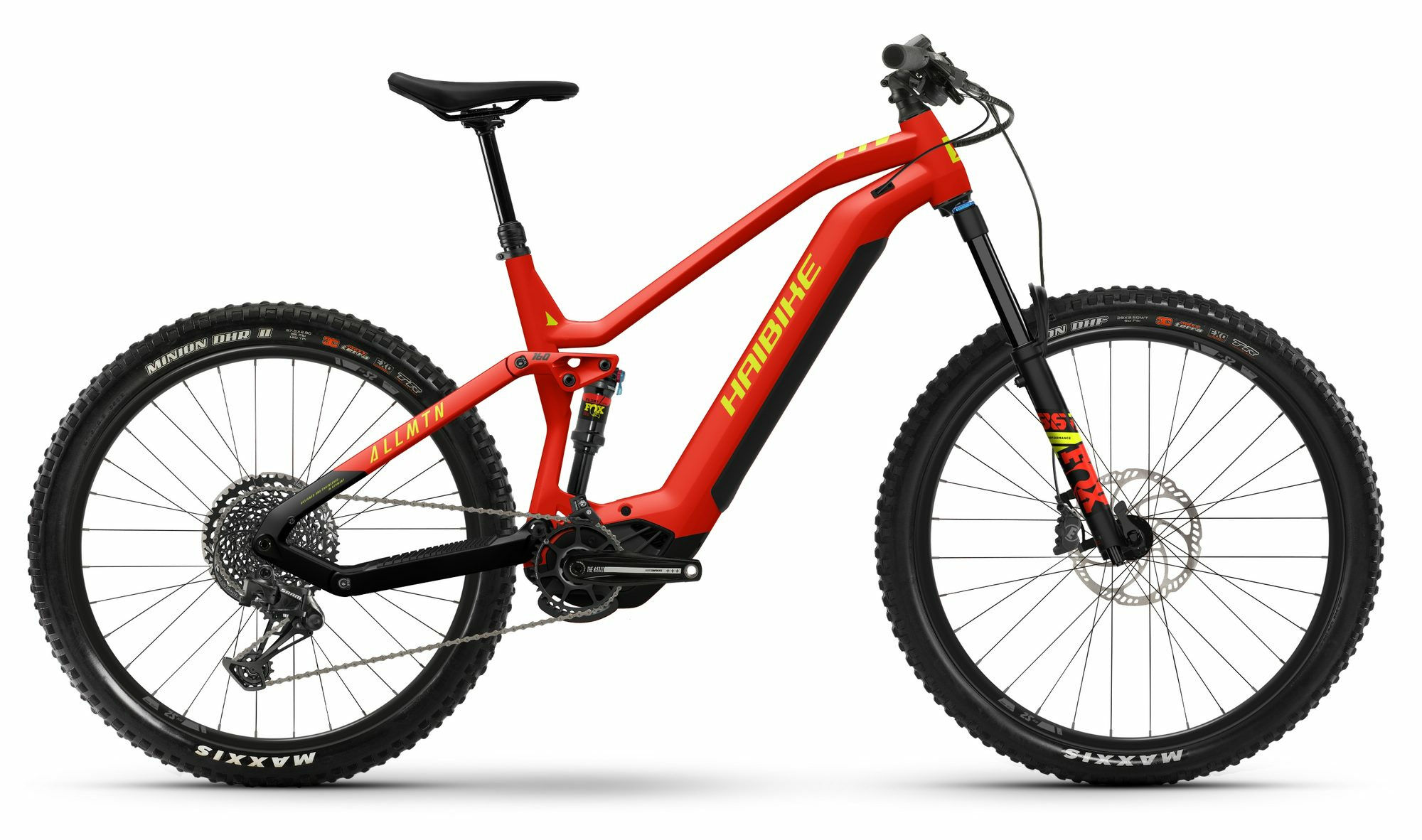 Haibike AllMtn 7 matte red black neon 2024 29";/27,5"; 720 Wh Diamant