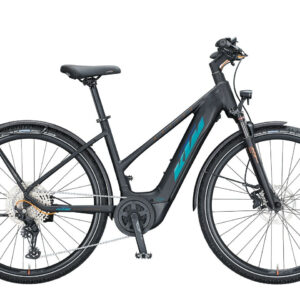KTM MACINA CROSS LFC Black Matt ( Green Pur.flip Glsy ) 2021 28"; 625 Wh Trapez