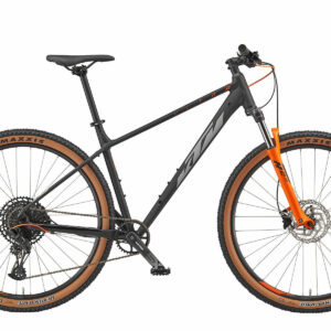 KTM ULTRA FUN 29 black matt (grey+orange) 2023 29"; Diamant