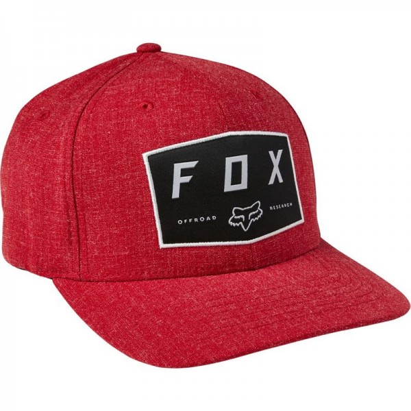 Fox Flexfit Hat Badge chili
