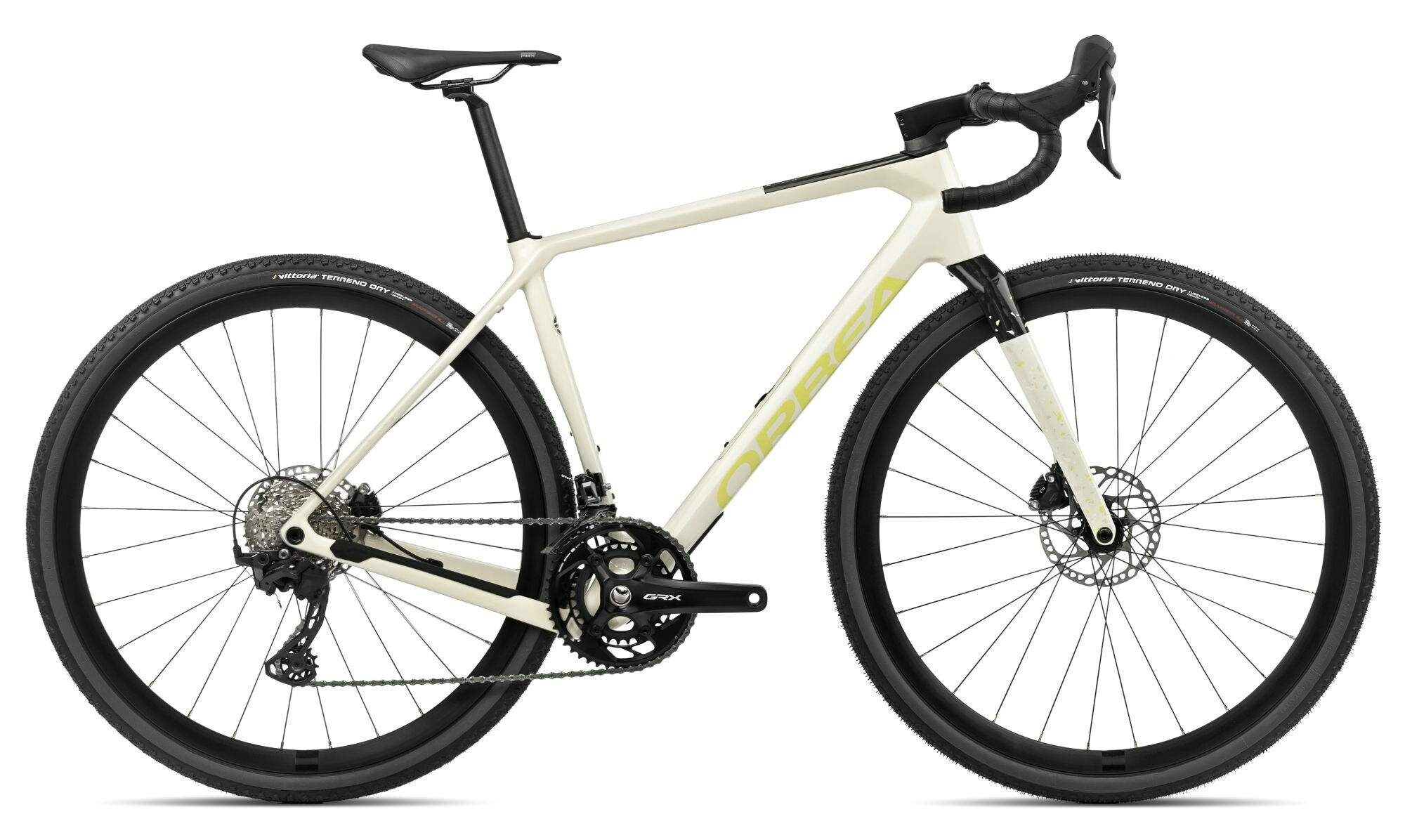 Orbea Terra M30TEAM Ivory White-Spicy Lime (Gloss) 2024 28"; Diamant