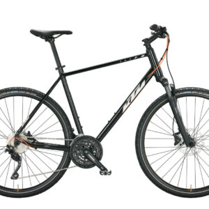 KTM X-LIFE ACTION flaming black (silver matt+orange matt) 2022 28"; Diamant