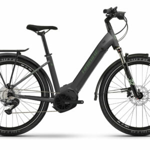 Haibike Trekking 7 gloss anthrazit/metal olive 2022 27,5"; 630 Wh Wave