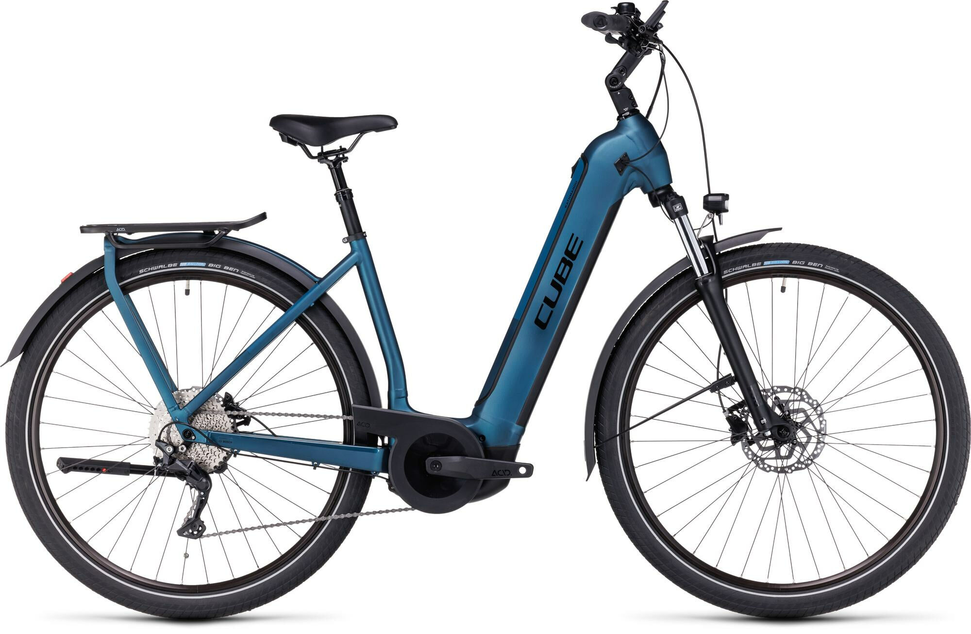 Cube Kathmandu Hybrid ONE 750 blue´n´black 2024 28"; 750 Wh Wave