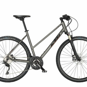 KTM X-LIFE RACE machine grey matt (black+orange glossy) 2023 28"; Trapez