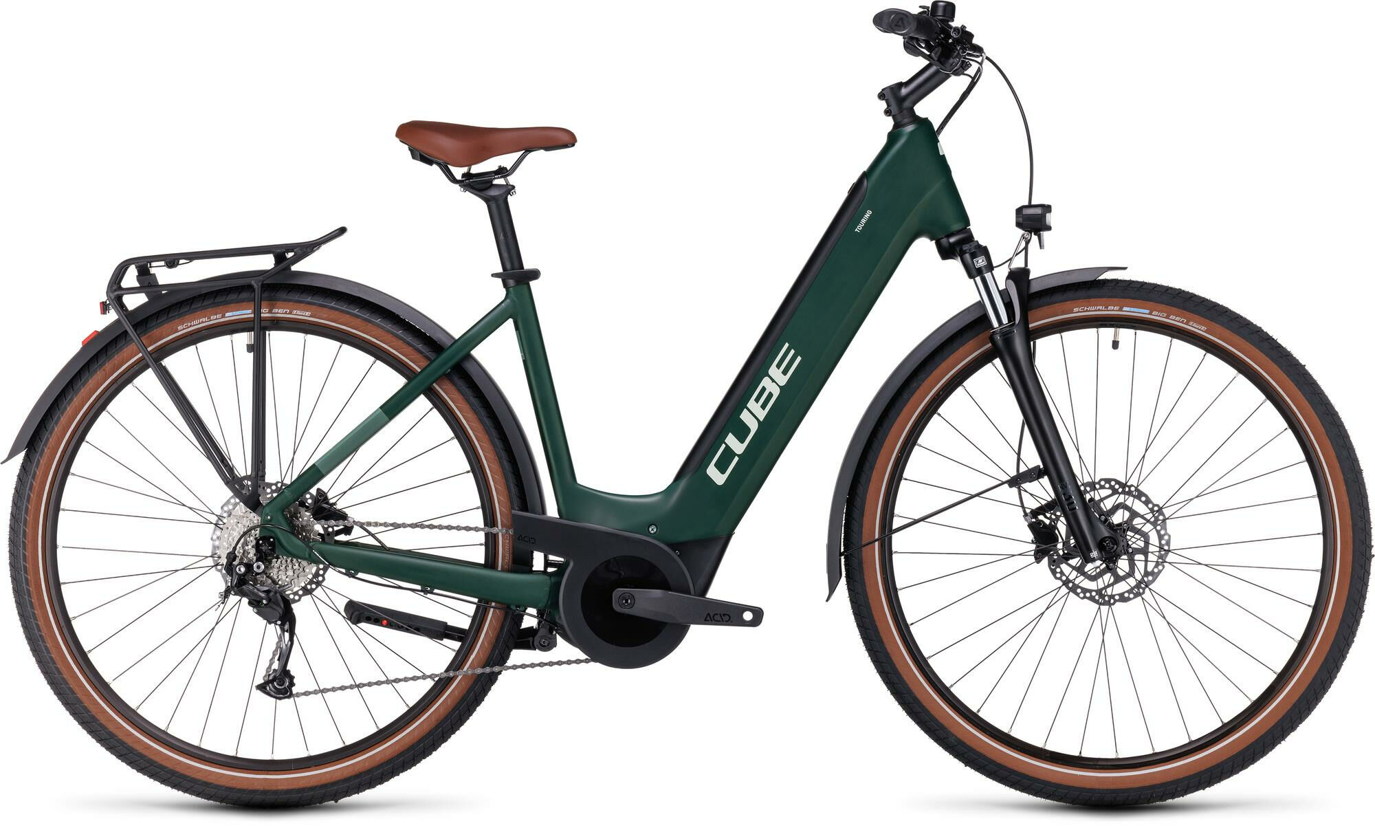 Cube Touring Hybrid ONE 625 darkgreen´n´green 2024 28"; 625 Wh Wave