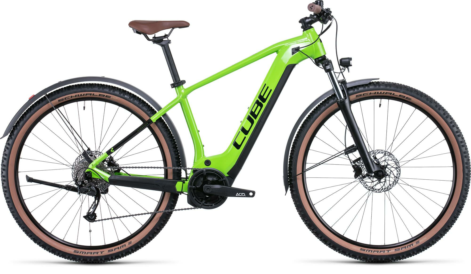 Cube Reaction Hybrid Performance Allroad shinyappleÂ´nÂ´black 2022 29"; 625 Wh Diam...