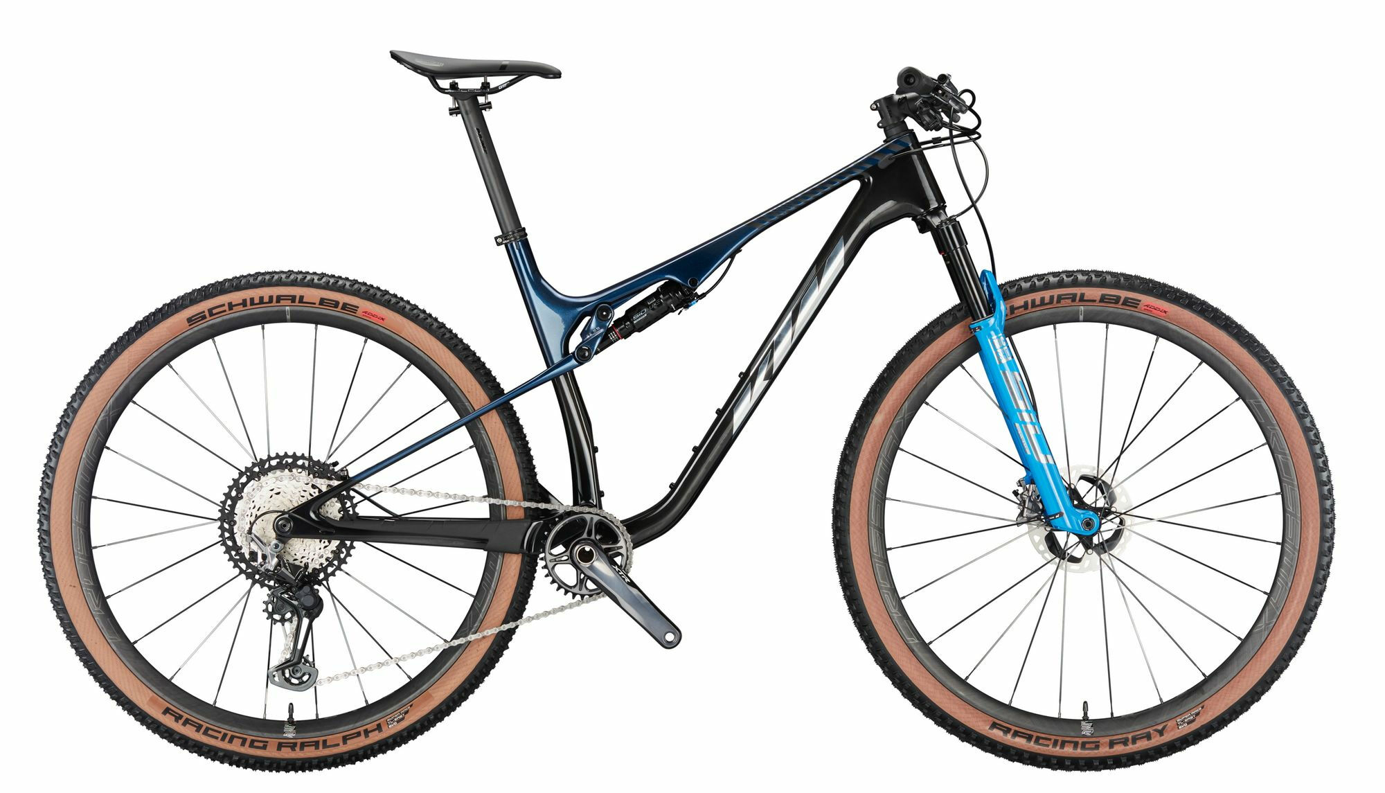KTM Scarp Prime carbon (transparent blue+grey+black matt) 2024 29"; Diamant