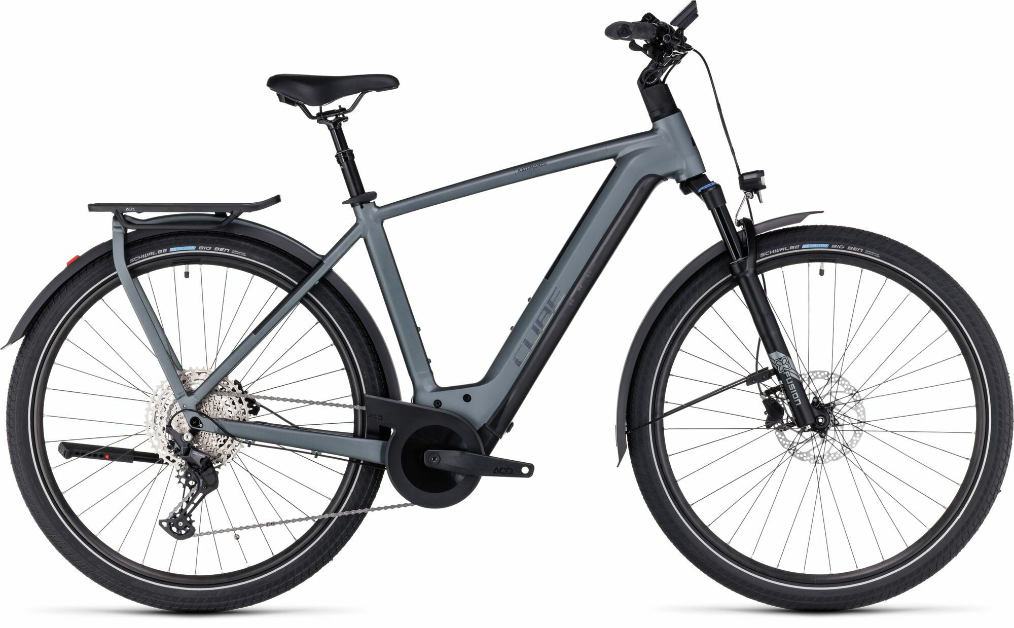 Cube Kathmandu Hybrid Pro 750 flashgrey´n´metal 2024 28"; 750 Wh Diamant