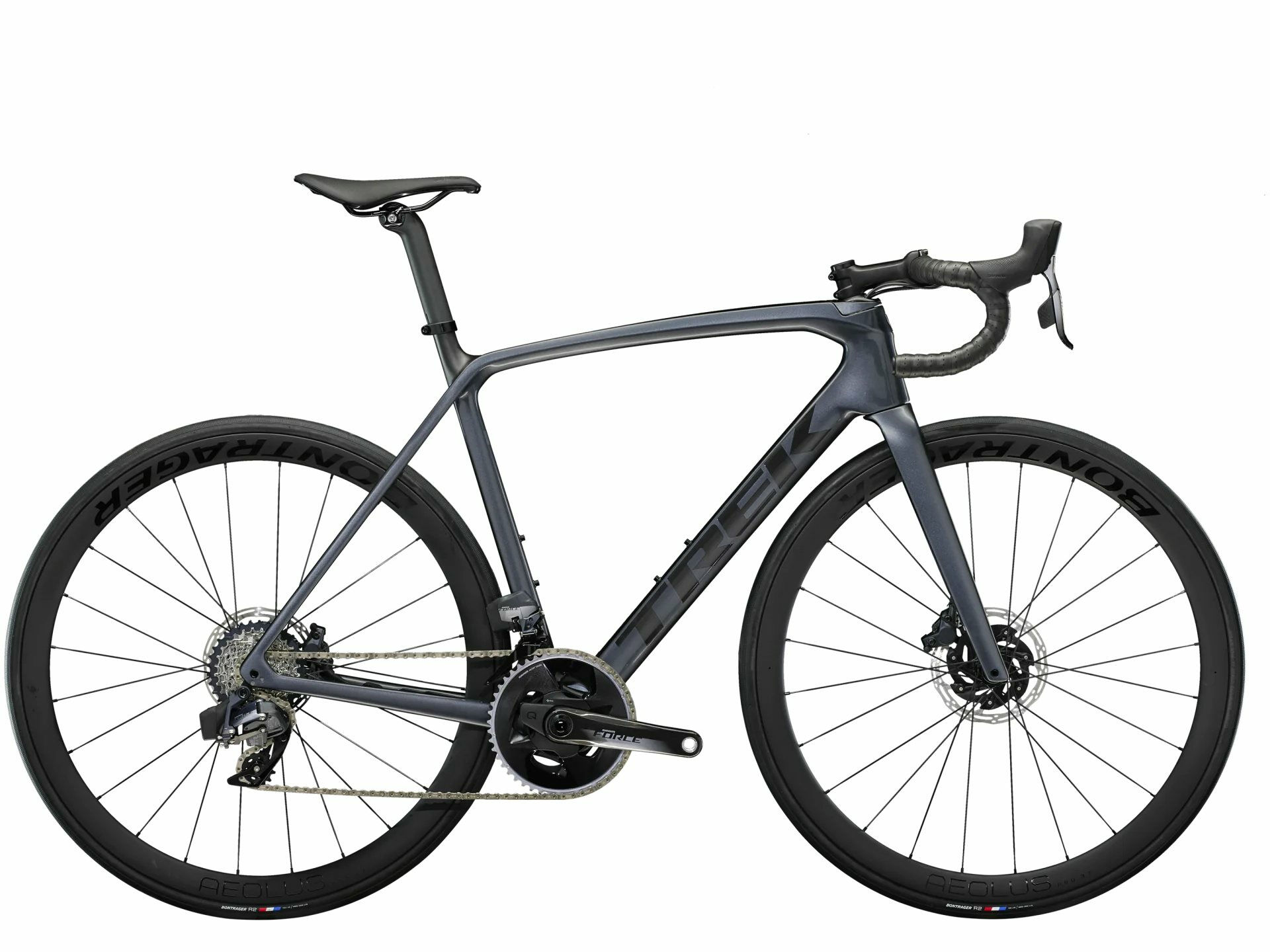 Trek Émonda SL 7 AXS Galactic Grey/Trek Black 2023 28"; Diamant