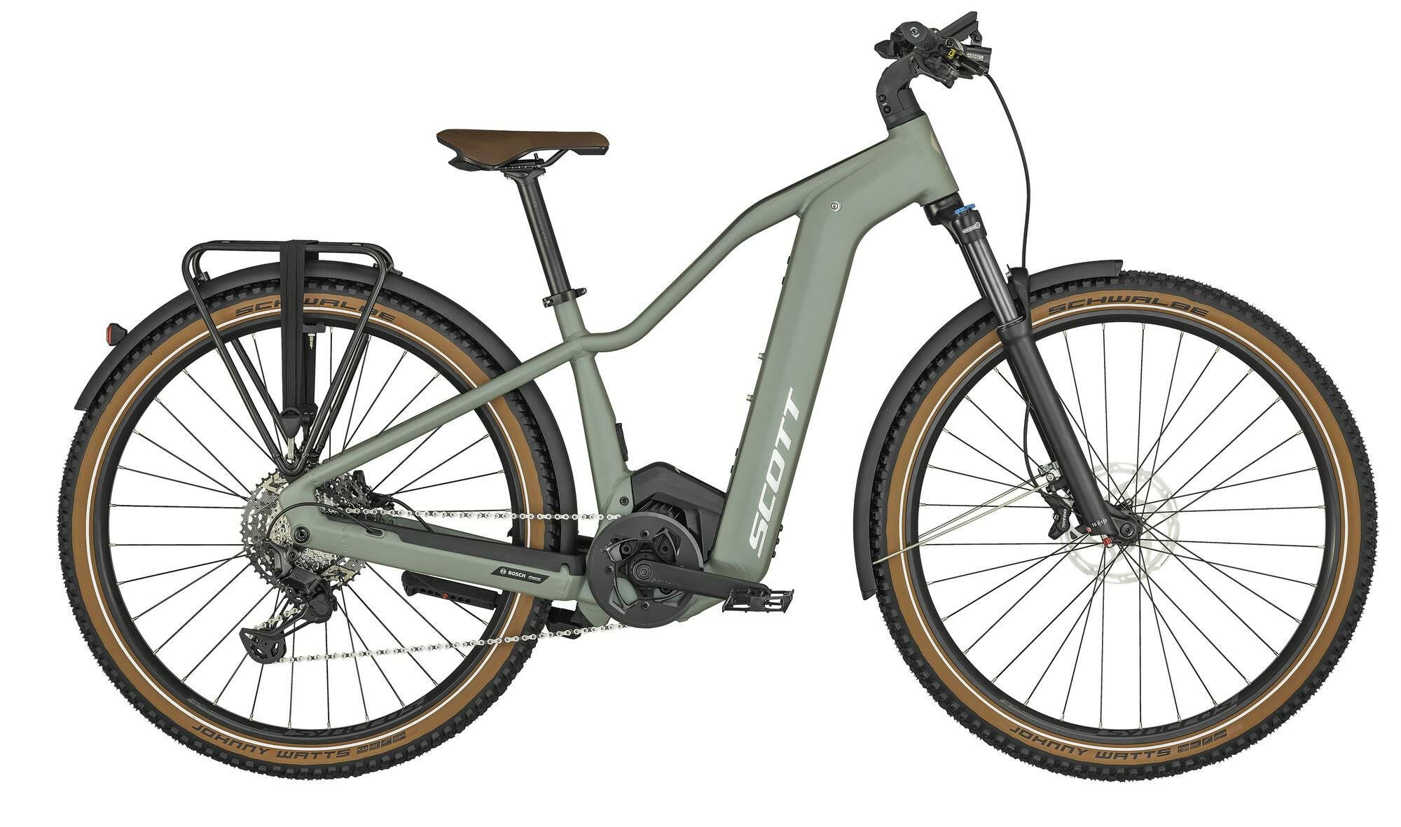 Scott Axis eRIDE 10 Lady Highland Green 2024 29"; 750 Wh Trapez