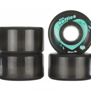 Chaya Wheels Big Softies Clear Black 65mm