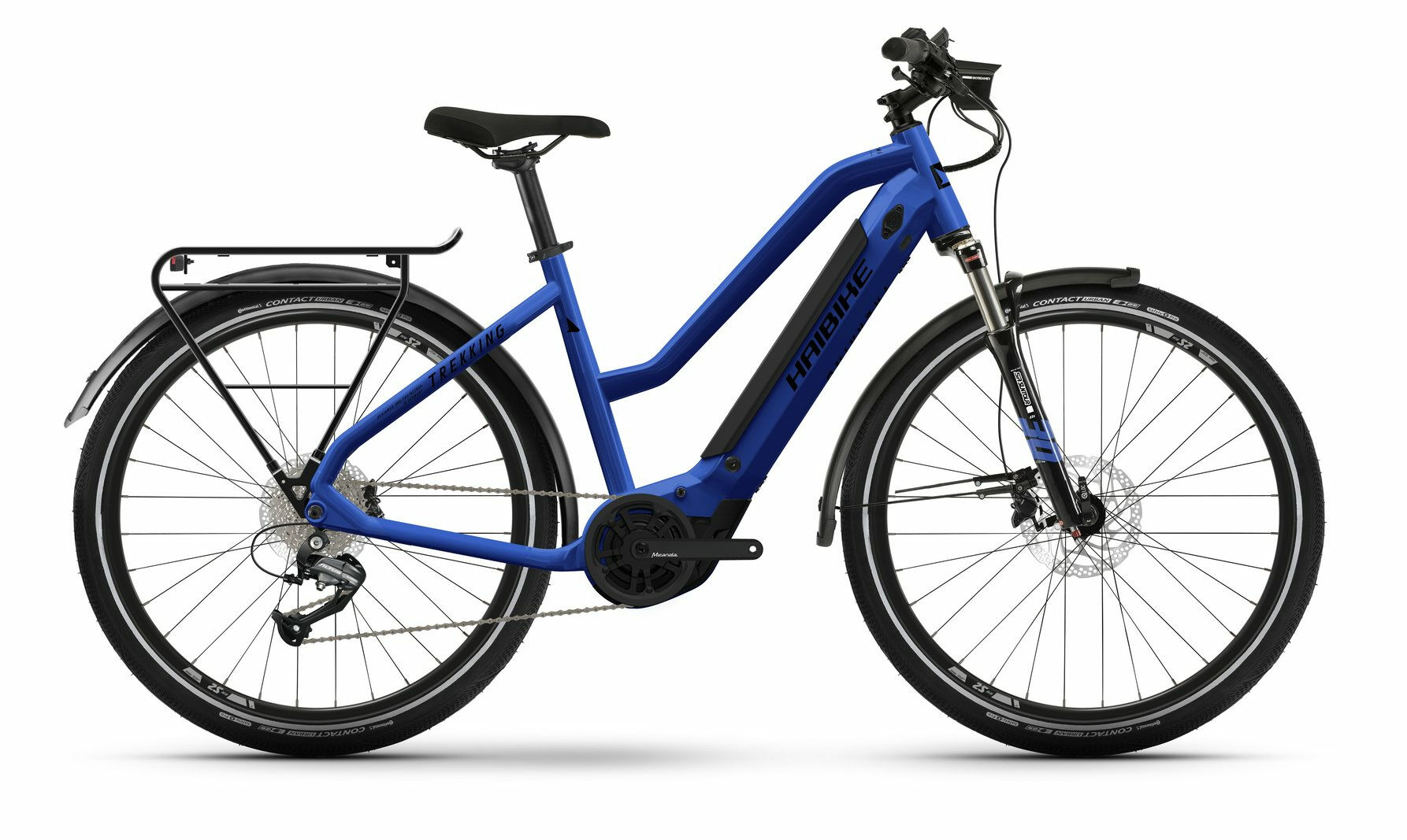 Haibike Trekking 4 gloss matte blue/black 2022 27,5"; 500 Wh Trapez