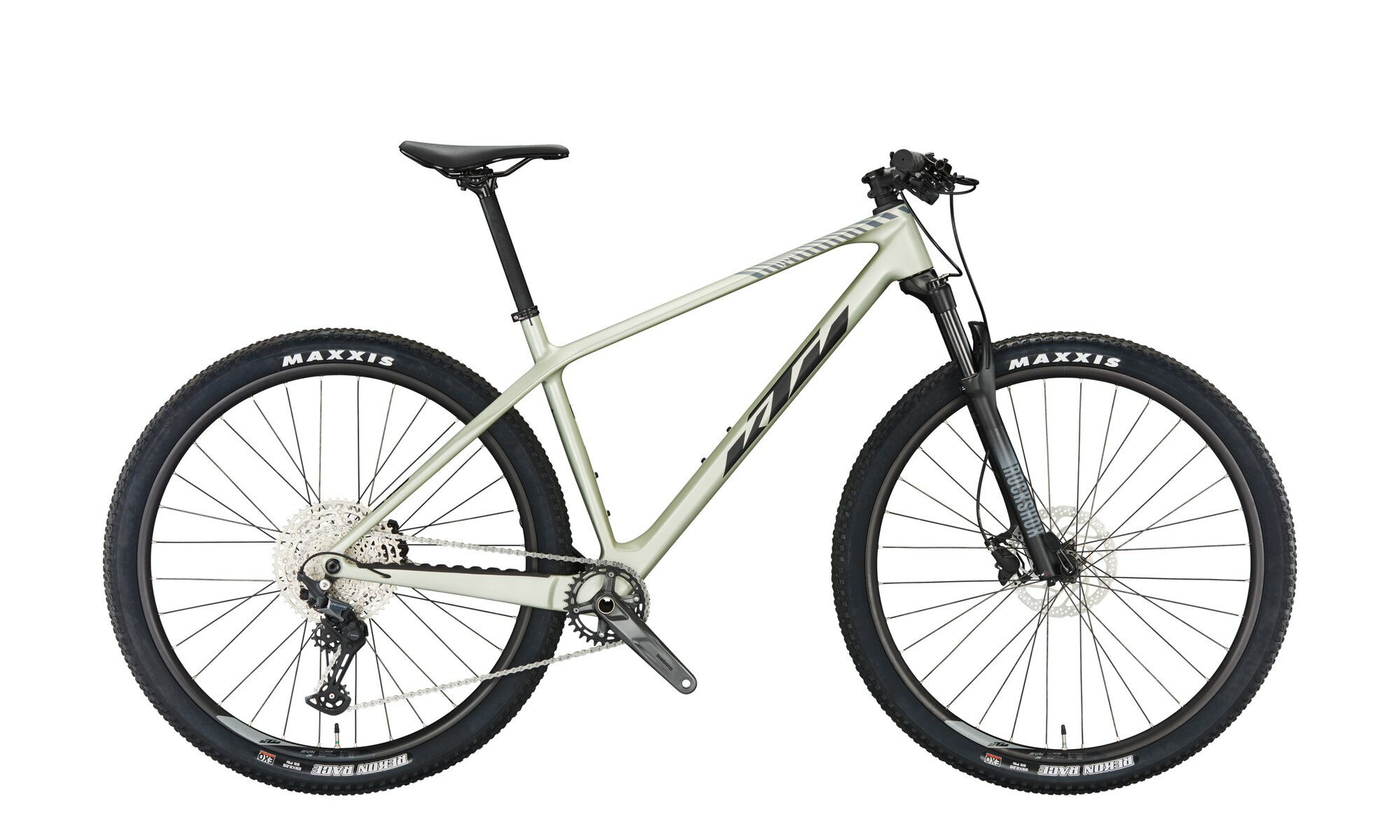 KTM MYROON PRO dew silver matt (black+grey+orange) 2023 29"; Diamant